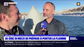 Marseille: Éric Di Meco se prépare à porter la flamme olympique