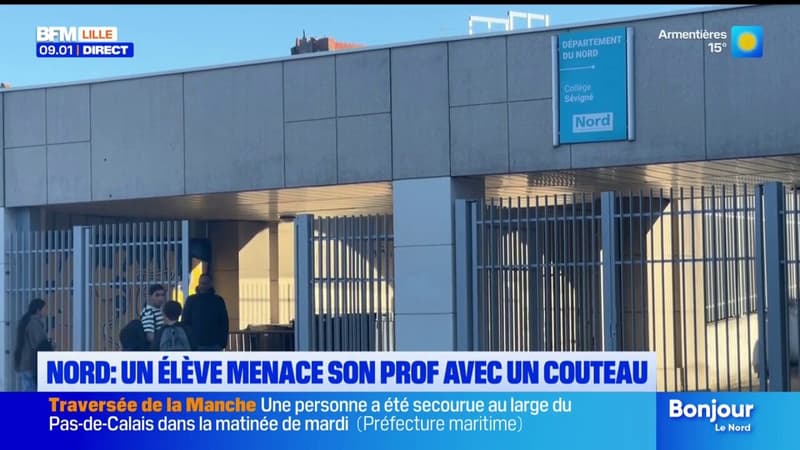 A Roubaix, un élève du collège Sévigné a menacé son professeur à l'arme blanche