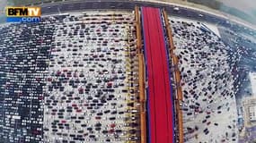 Des embouteillages monstres en Chine