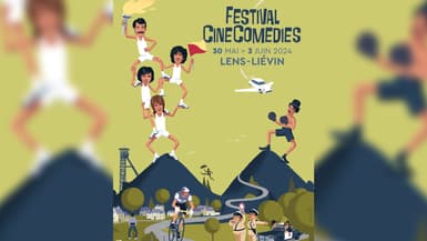 L'affiche de l'édition 2024 du festival CineComedies. 