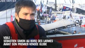 Sébastien Simon au bord des larmes avant son premier Vendée Globe