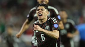 La joie du Mexicain Gerardo Arteaga, buteur face à la Jamaïque en Copa America 