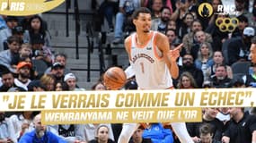 Paris 2024 / Basket : "Je le verrais comme un échec", Wembanyama ne veut que l'or
