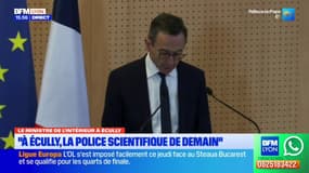 Rhône: Bruno Retailleau s'adresse aux élèves de la nouvelle école de la police scientifique