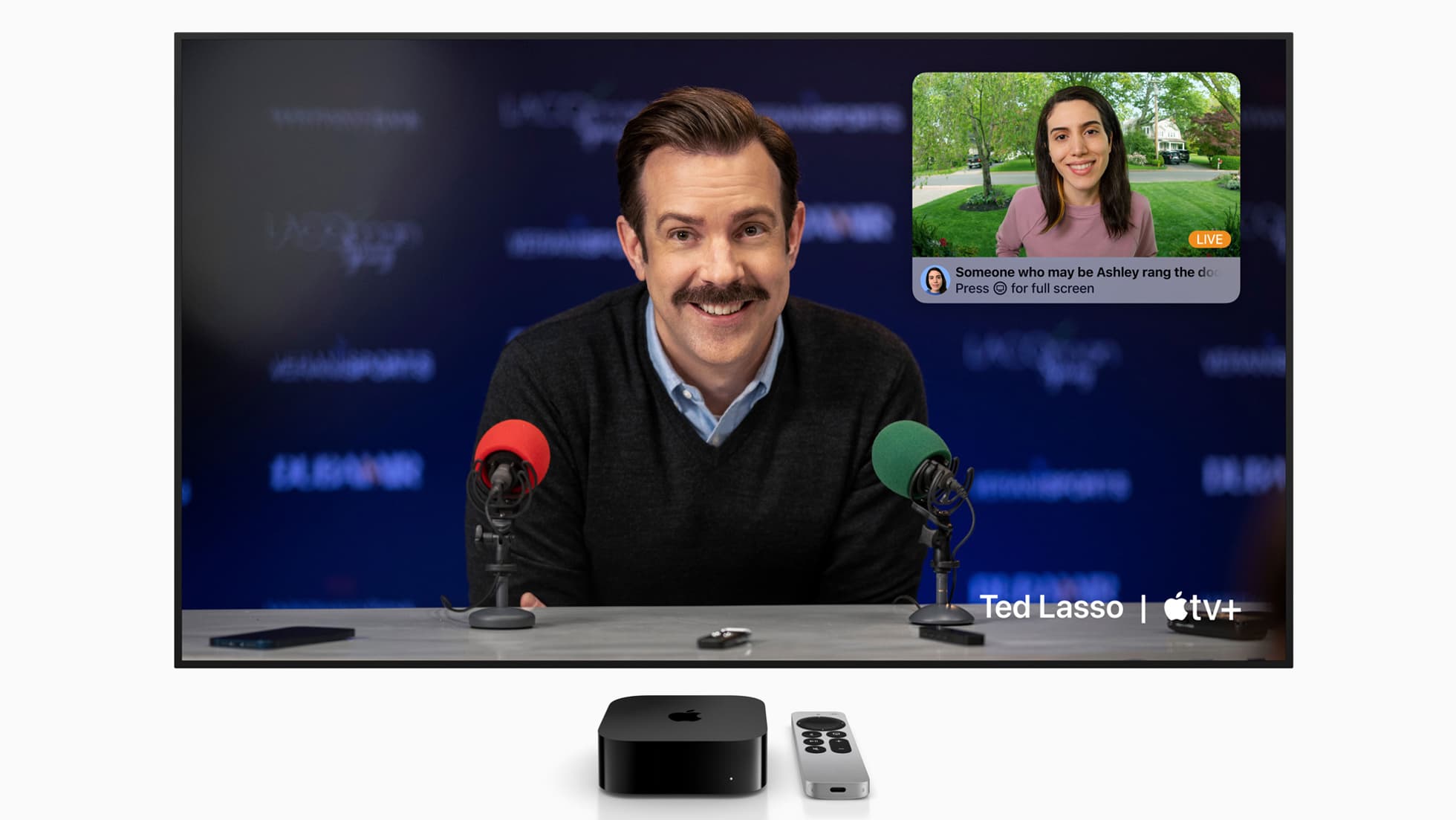 l'Apple TV 4K peut aussi diffuser les flux vidéo des caméras de surveillance compatibles HomeKit.