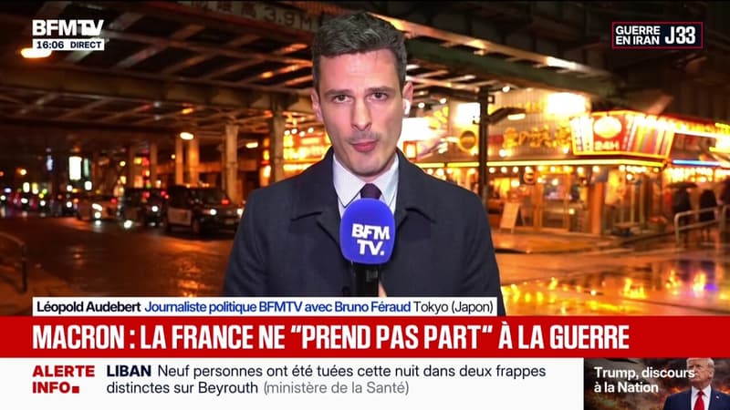 La France "ne prend pas part" à la guerre: Emmanuel Macron répond aux critiques de Donald Trump