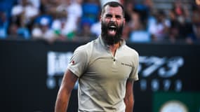 Benoît Paire à l'Open d'Australie, le 20 janvier 2022