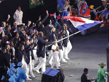 Teddy Riner, porte-drapeau des Bleus aux Jeux de Rio en 2016