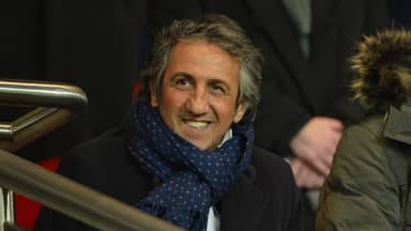 Richard Anconina au Parc des Princes le 27 janvier 2013