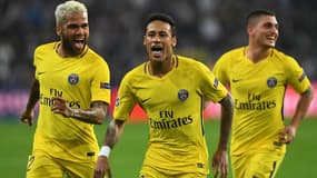 Alves, Neymar, Verratti
