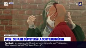 Lyon: se faire dépister à la sortie du métro