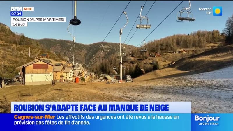 Alpes-Maritimes: Roubion s'adapte face au manque de neige