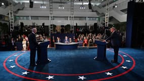 Donald Trump et Joe Biden lors du premier débat présidentiel