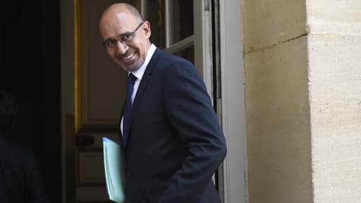 Harlem Désir jeudi à Matignon, où il a été nommé officiellement secrétaire d'Etat aux Affaires européennes.