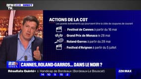 Festival de Cannes et Roland-Garros cibles de la CGT: "Des évènements qui permettent d'être vus et médiatisés" pour Julien Lambert (CGT Énergie)