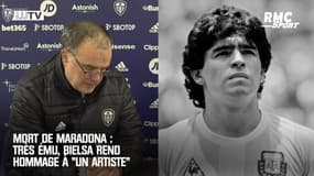 Mort de Maradona : Très ému, Bielsa rend hommage à "un artiste"