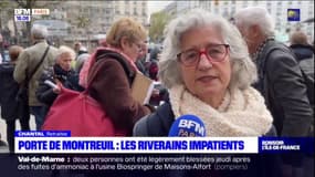 Paris: les riverains de la porte de Montreuil attendent les travaux