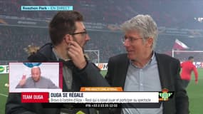 Duga:  "Messieurs les arbitres, inspirez-vous de l'arbitrage de la Ligue des Champions"