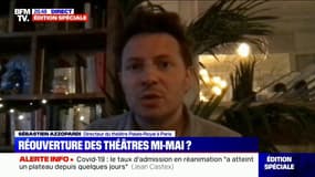 Sébastien Azzopardi, directeur du théâtre Palais-Royal: "Ouvrons à la rentrée [de septembre] dans de bonnes conditions"