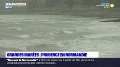 Week-end de grandes marées: prudence en Normandie