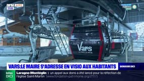 Liaison Vars-Risoul: le maire de Vars s'adresse aux habitants en visio