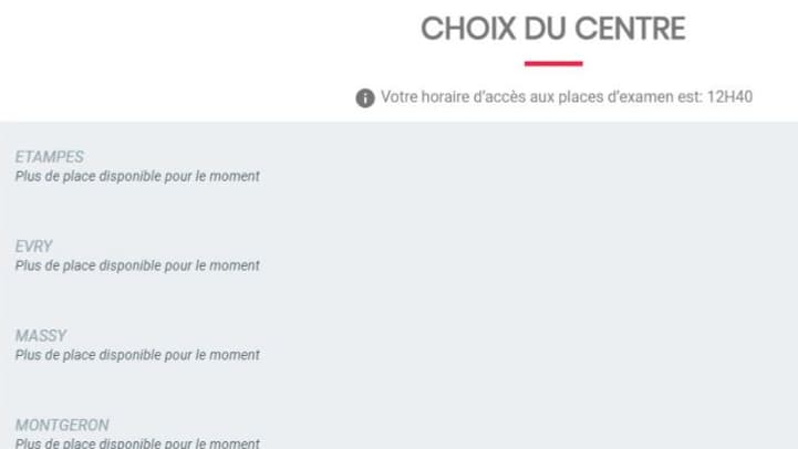 Sur Candilib, les créneaux sont rares. Sur Candilib, les créneaux sont rares.