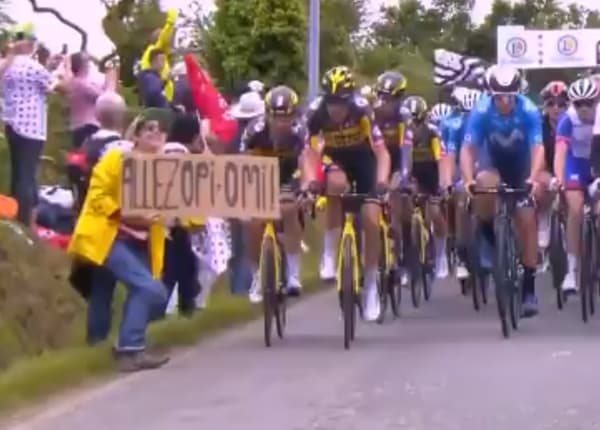 La chute sur le Tour de France
