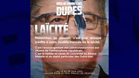 Campagne Twitter offensive de la majorité qui cible la Nupes aux législatives.