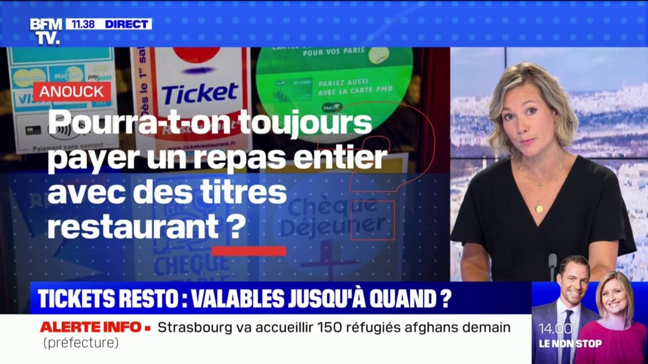 Jusqu'à quand les tickets restaurants sontils valables ? BFMTV répond