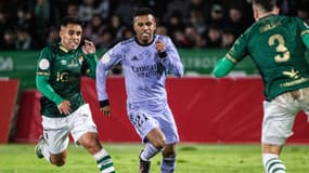 Le Brésilien Rodrygo avec le Real Madrid en Coupe du roi contre Cacereno