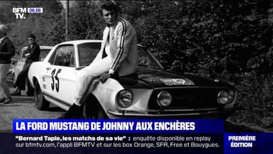 La Ford Mustang de Johnny Hallyday va être vendue aux enchères