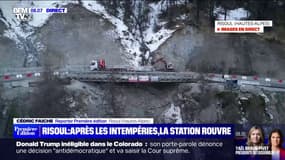 "Aujourd'hui, la vie reprend": après les intempéries, la route d'accès à la station de Risoul, dans les Hautes-Alpes, a rouvert  