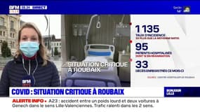 Covid-19: situation critique à l'hôpital de Roubaix, 33 morts en octobre