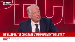 Dominique de Villepin, candidat à la présidentielle de 2027? "Je serai aux avant-postes (...) je le dirai au moment venu'", assure l'ancien Premier ministre
