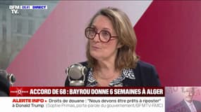 Ultimatum de François Bayrou à l'Algérie: les accords de 68 "ne sont aujourd'hui pas respectés par l'Algérie", assure Sophie Primas