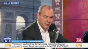 Laurent Berger: "Il faut responsabiliser ces employeurs qui abusent des contrats courts"