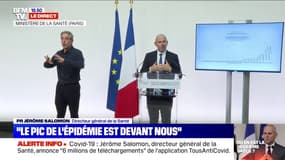 Covid-19: "31.125 personnes sont hospitalisées, dont 4690 malades graves", selon Jérôme Salomon