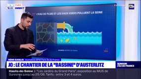JO de Paris 2024: le chantier de la "bassine" d'Austerlitz