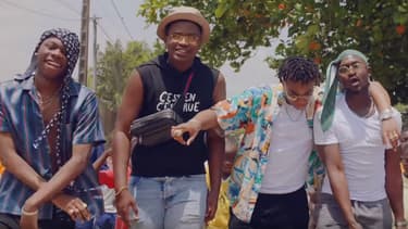 4Keus dans le clip de "M'en aller"