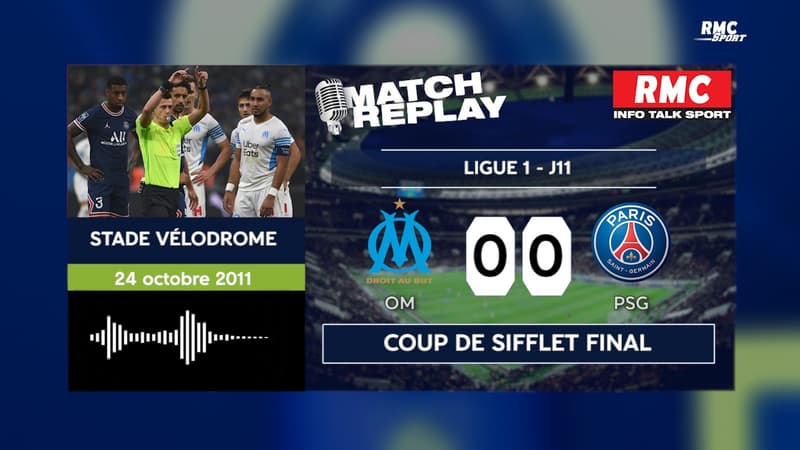 OM 0-0 PSG : Le goal replay d'un Classique intense avec les commentaires RMC