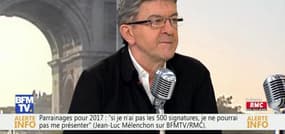 Jean-Luc Mélenchon face à Jean-Jacques Bourdin en direct
