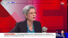 Sandrine Rousseau (EELV): "On va avoir Emmanuel Macron, le monarque républicain, qui va recevoir Charles III, pendant que le peuple est en train de manifester"