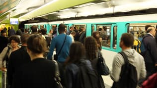 Le métro parisien à la gare du Nord. (Photo d'illustration)