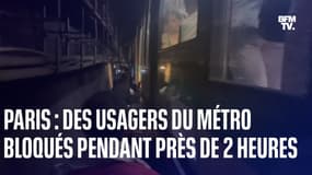 À Paris, des passagers du métro bloqués près de deux heures dans une chaleur suffocante