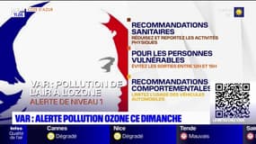 Var: le préfet déclenche l'alerte de niveau 1 de pollution de l'air à l'ozone