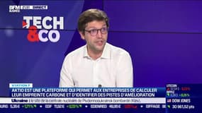 Laurent Barbezieux (Aktio) : Aktio est une plateforme qui permet aux entreprises de calculer leur empreinte carbone et d'identifier des pistes d'amélioration - 19/09