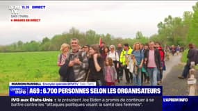 Mobilisation contre l'A69 dans le Tarn: 6700 manifestants sont désormais sur place selon les organisateurs 