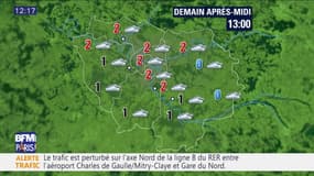 Météo Paris-Ile-de-France du lundi 2 janvier 2017: Les éclaircies vont s'installer sur l'ensemble de la région durant l'après-midi