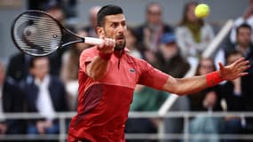 Novak Djokovic à Roland-Garros 2024.