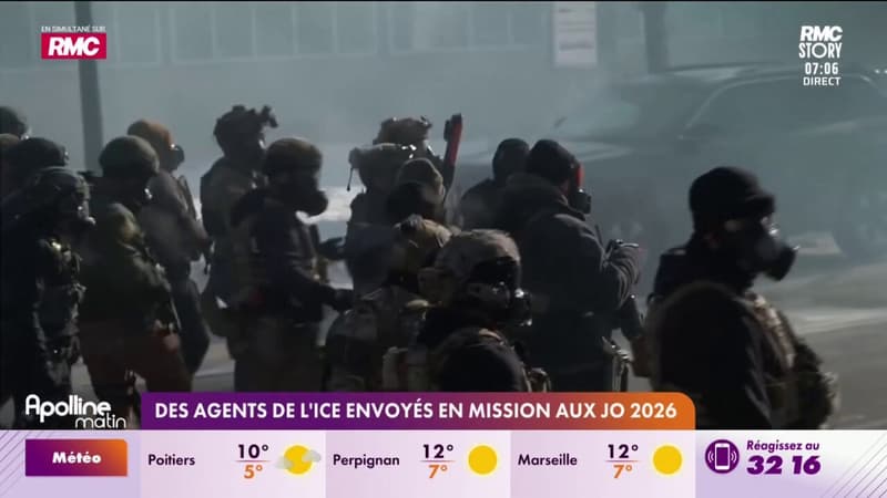 Des agents de l'ICE envoyés en mission aux JO